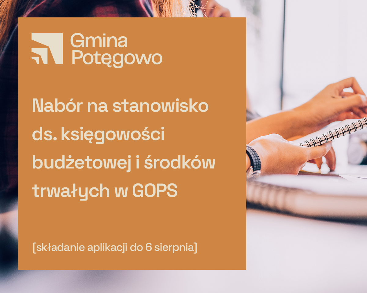 Zdjęcie: GOPS: nabór na stanowisko pracy ds. księgowości budżetowej i środków trwałych