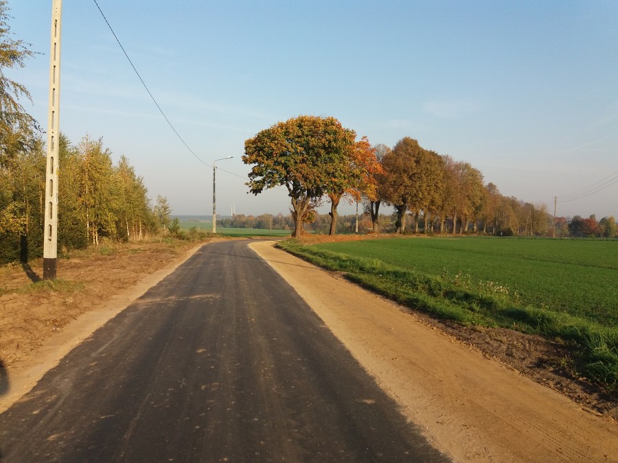 Zdjęcie: Przebudowa drogi gminnej w miejscowości Warcimino - etap II
