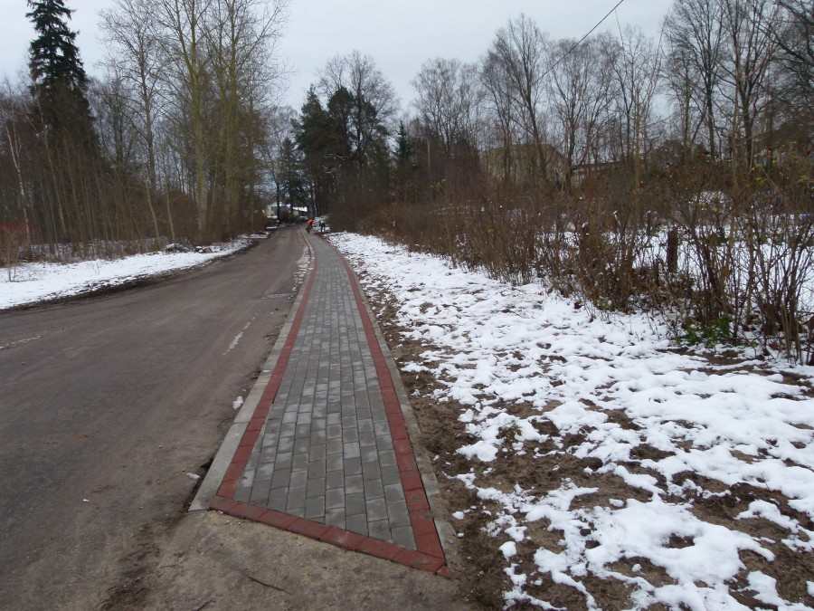 Zdjęcie: Przebudowa chodnika w Łupawie
