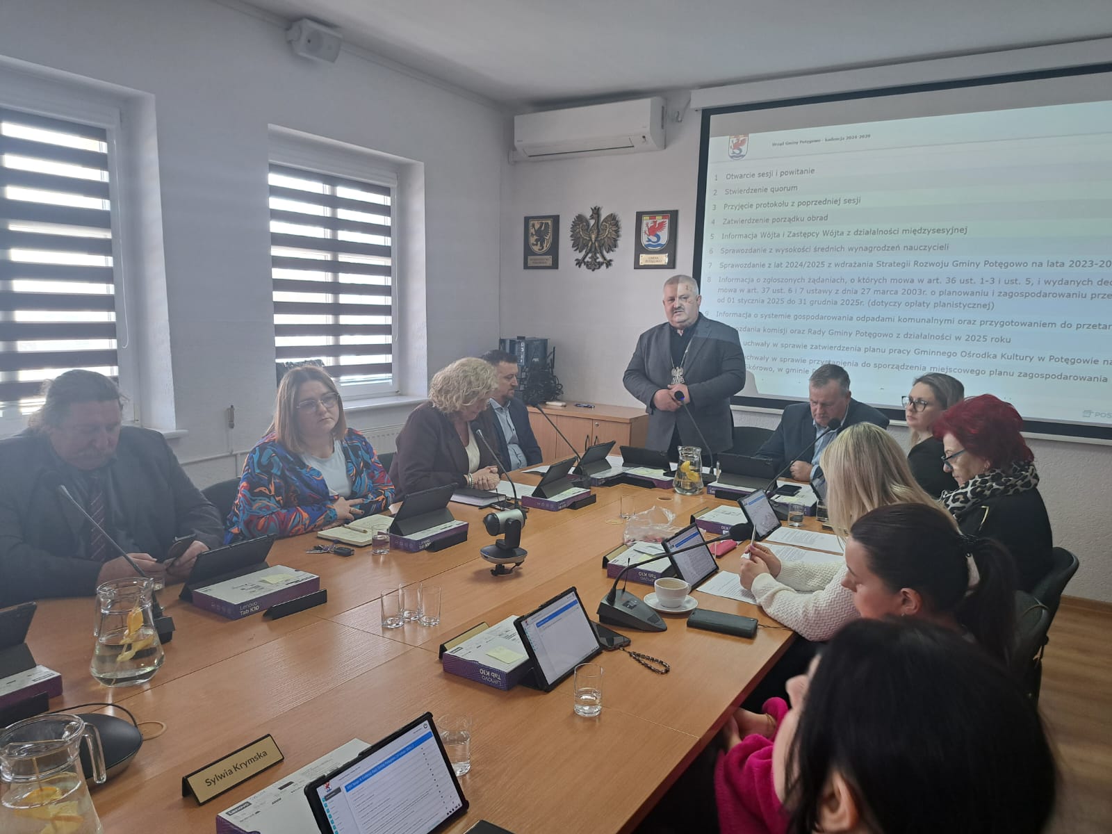 Zdjęcie: XXV sesja Rady Gminy Potęgowo - relacja