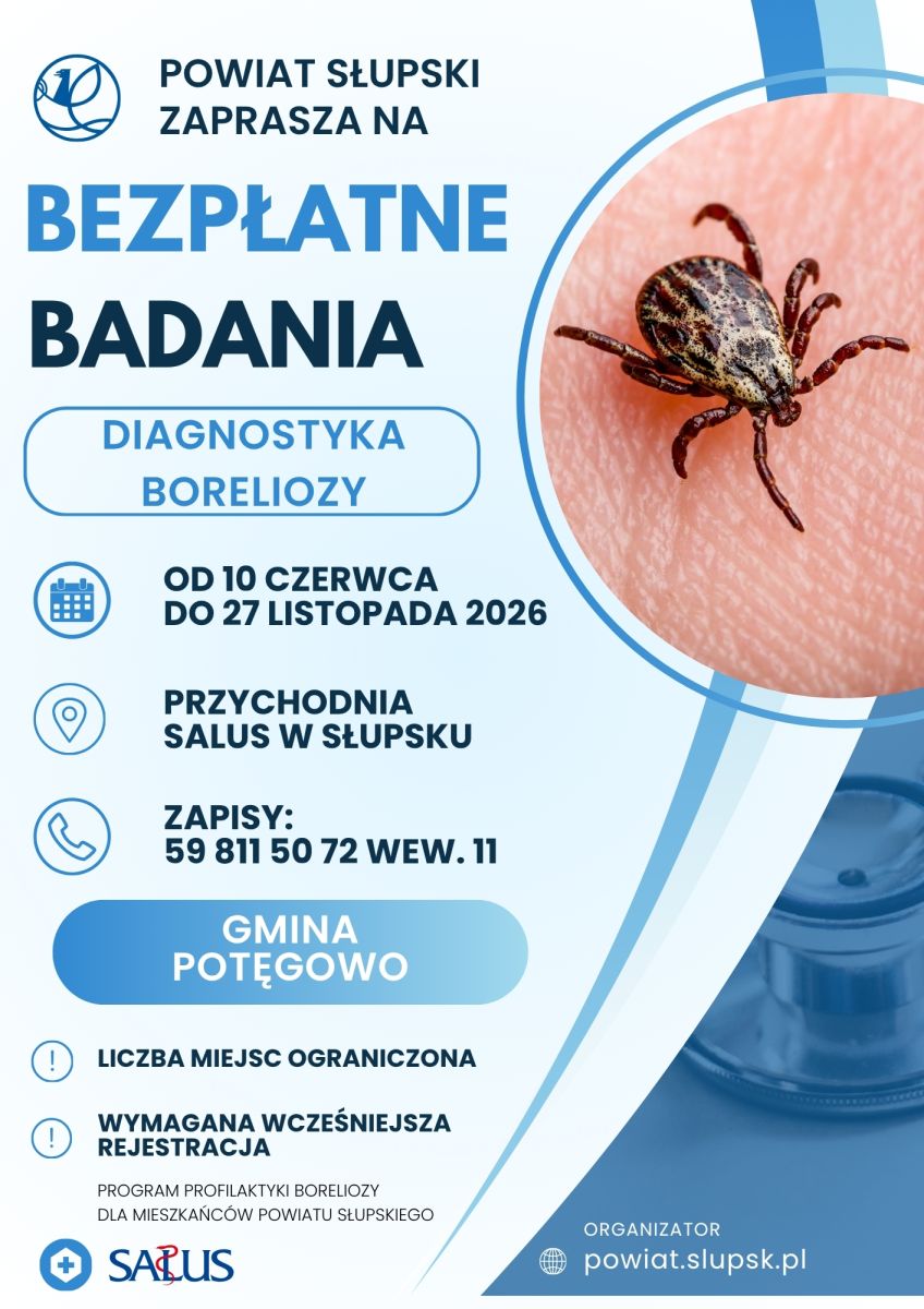 Zdjęcie: Bezpłatne badania w kierunku boreliozy